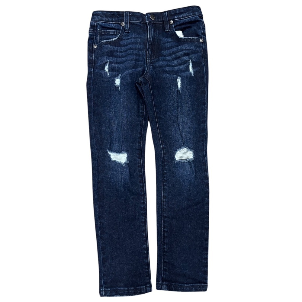 (B) Guess Dark Wash Ripped (6) Boys Pants